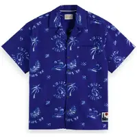 Scotch & Soda 175506 Kortarmet Skjorte