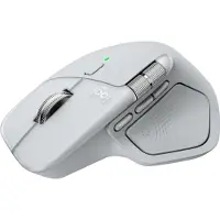 Logitech MX Master 4 for MAC (Pale Grey) - Ergonomisk mus - Laser - 8 - Hvit
