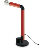 Stilnovo bordlampe Periscopio, rød, høyde 68 cm, metall