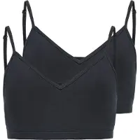 ONLY BH u. Kleshenger - 2-pack - KogLola - Black - - 9-10 år (134-140) - BH