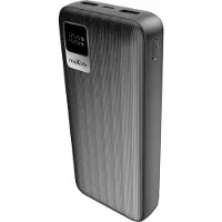 MaXlife Powerbank 20000 mAh / bærbar lader USB-A USB-C - Svart