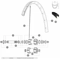 Mavic Forhjulsnav 6804dw Lagerpar