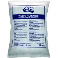 Productos Qp Filterglass 15kg 0.6-1.2mm