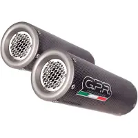 Gpr Exhaust Systems M3 Poppy Aprilia Tuono R 1000 Factory 06-10 Ref:a.27.m3.pp Stainless Steel Slip On Homologert Lyddemper