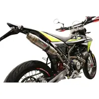 Gpr Exhaust Systems Deeptone Inox Fantic Motor Xmf 125 2021-2023 E5 Round Homologert Slip On Lyddemper