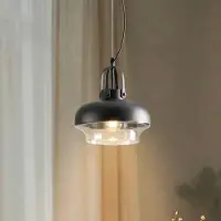 Avonni Pendellampe AV-5064-1BSY, skjerm metall og glass