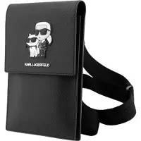Karl Lagerfeld veske KLWBSAKCPMK svart/sort Saffiano Karl & Choupette