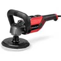 Einhell CC-PO 1100/150 CE, Roterende poleringsmaskin, 3500 RPM, 1100 W, Sort, Grå, Rød, 2,05 kg, AC
