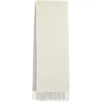 Ralph Lauren for woman. 455954371002 Cream white fringed wool scarf (OSFA), Casual