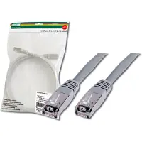 Digitus Premium - patch cable - 0.5 m - grey - Grå - 0.5 meter