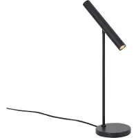 QAZQA Moderne bordlampe svart inkl. LED med berøringsdimmer - Neva