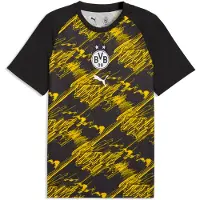 Puma Bvb Borussia Dortmund 25/26 Før Kamp Kortarmet T-skjorte