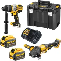 DeWalt 18v Dck2016t2t Dcd999+dcg418 2x6.0ah Elektrisk Verktøysett