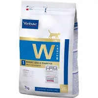 Virbac Veterinary HPM Vekttap og diabetes W1 for katt - 7 kg