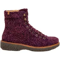 El naturalista for woman. 25572PER0005_008 Leather ankle boots N5572P Volcano pink (40), Flat, Zip, Casual