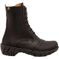 El naturalista for woman. 2NG572019605_001 Leather ankle boots Ng57 black (37), 1 to 3 cm, Laces, Casual