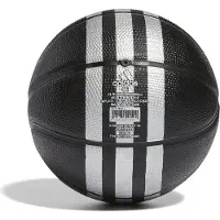 Adidas Basketball - Str. 3 - Mini - Svart/Sølv - - 3 - Baller