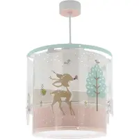 DALBER pendellampe til barnerom LOVING DEER, hjortemotiv