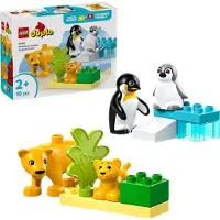 LEGO DUPLO - Villdyrfamilier: Pingviner og løver 10442 - 10 - - OneSize - Klosser