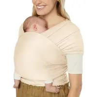 Ergobaby Stretchomslag - Aura Wrap Strikk - Cream - - OneSize - Omslag