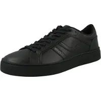 BOSS for man. 50562636 Rhys Tenn black sneakers (42), Flat, Laces, Casual