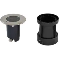 EVN Talpa nedfelt lampe GU10 stål rund