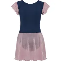 Hummel Gymnastikkdrakt - hmlJR - Mix Glitter - Black Iris - - 8 år (128) - Gymtøy