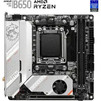 MSI MPG B650I EDGE WIFI - Hovedkort - mini-ITX - Socket AM5 - AMD B650 Chipset - USB 3.2 Gen 2, USB-C 3.2 Gen2, USB 3.2 Gen 1, USB-C 3.2 Gen 2x2 - 2.5 Gigabit LAN, Wi-Fi 6, Bluetooth - innbygd grafik