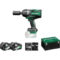 HiKOKI WR36DG WRZ muttertrekker 36V 1400 Nm 1/2, 2x2,5Ah