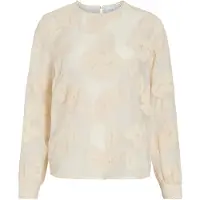 Vila Viebba Jacquard Langermet Topp