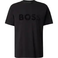 BOSS for man. 50553636 Iconic Logo T-shirt black (S), Casual, Cotton, Short sleeve