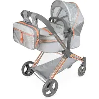 Decuevas Cityx 3x1 Sammenleggbar Dukkevogn For Dukker Opp Til 38x65x73 Cm 50 Cm
