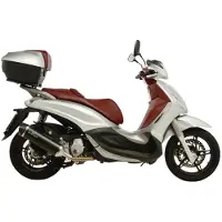 Leovince Nero Piaggio Beverly 350 I.e S Abs 2016/beverly 350 I.e St 11-15 Homologert Lyddemper