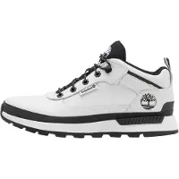 Timberland for man. TB0A6DKNEM21 Field Trekker leather lace-up trainers white (42), Flat, Laces, Casual, Sport, Outdoor