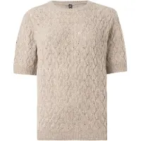 Pieces Lelou O-neck Knit Genser