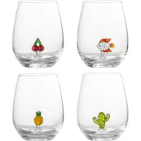 Bloomingville Misa Set Of 4 Clear Kopp