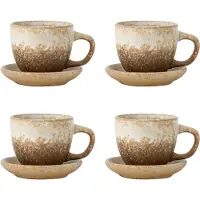 Bloomingville Brenta With Saucer Kopp 4 Enheter