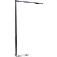 Arcchio LED-gulvlampe til kontor Jolinda, sølv, CCT, sensor,