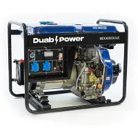 DUAB-Power strømaggregat MDG6000CLE 1-fase diesel med fjernstart