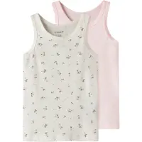 Name it Undertrøyer - Noos - 2-pack - NmfTank - Jet Strøm - - 3 år (98) - Undertrøye
