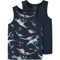 Name it Undertrøyer - Noos - 2-pack - NmmTank - Navy Blazer/med - - 1½ år (86) - Undertrøye