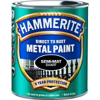 Hammerite Silkemat - Sort - 750 ml.