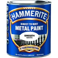 Hammerite Glatlak - Hvid - 250 ml.
