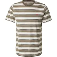 Levi's T-skjorte Striper Brun Hvit Størrelse