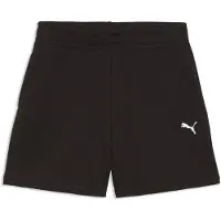 Puma Essentials High-Waist Shorts Youth, Clothing, Black, 15-16Y