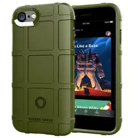 Mtp Products iPhone 7/8/SE (2020)/SE (2022) Rugged Shield TPU-deksel - Army Grøn