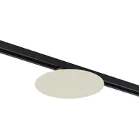 QAZQA Moderne beige taklampe for skinnesystem 1-fase 2-lys - Iconic Pulley
