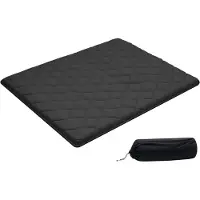 Vevor japansk tatamimatte, sammenleggbar japansk tatamimadrass i queen size, futonmadrass med oppbevaringspose og feste, 9-lags gulvmatte for soving, sovesal, meditasjon, yoga, 2032 x 1524 x 89 mm, sv