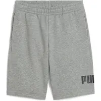 Puma ESS No. 1 Logo Shorts Youth, Age, Medium Gray Heather, 7-8Y