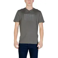 Armani Exchange for man. XM002519AF10334U8144 Green slim fit t-shirt (XL), Casual, Cotton, Short sleeve